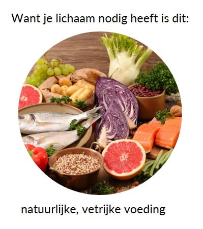 de verse natuurlijke voeding die je lichaam nodig heeft om gezond te kunnen afslanken